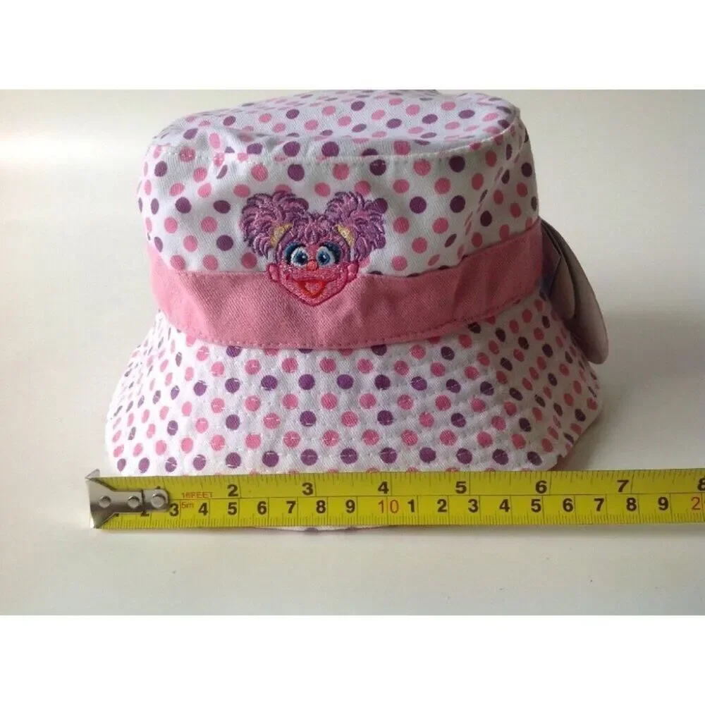 Sesame Street ABBY CADABBY Bucket Sun HAT Polka Dot Summer New One size